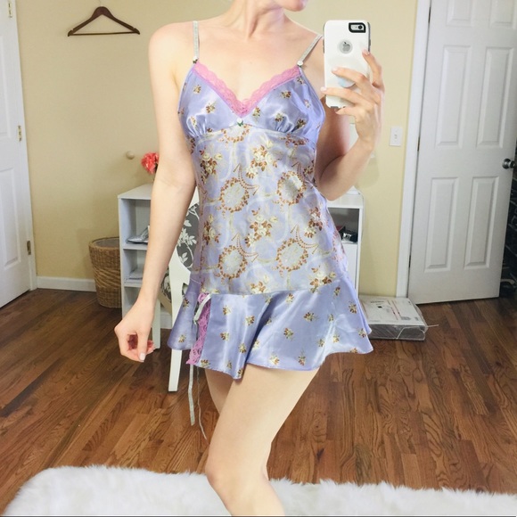 Victoria's Secret Other - Victoria’s Secret Angels Lavender Floral Nightie